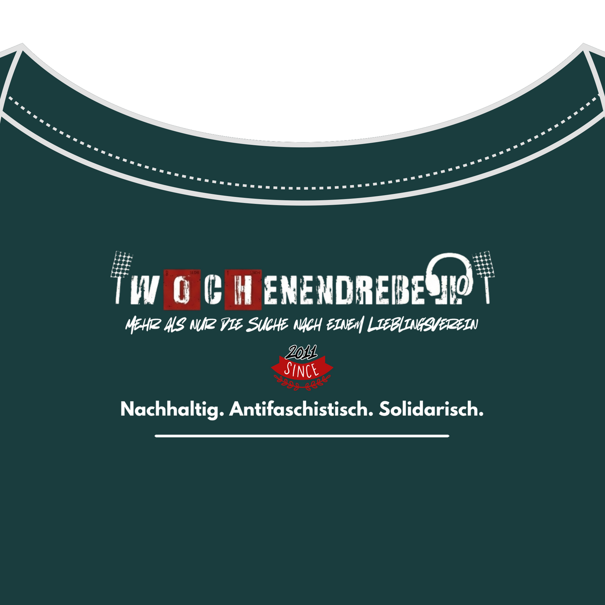 Nobody Green Glazed | Wochenendrebellen-Hoodie