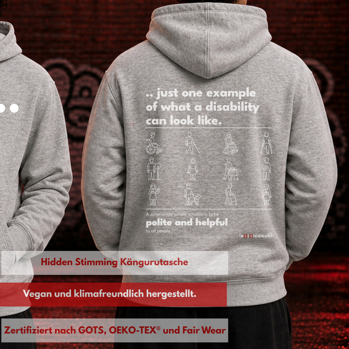 Bio-Hoodie „This is just one example“